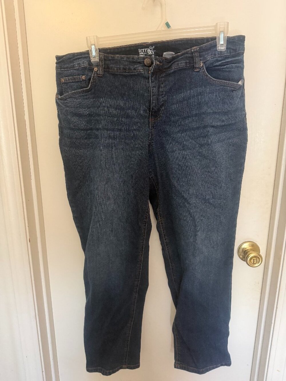 Terra & Sky Straight Leg Jeans W 16W